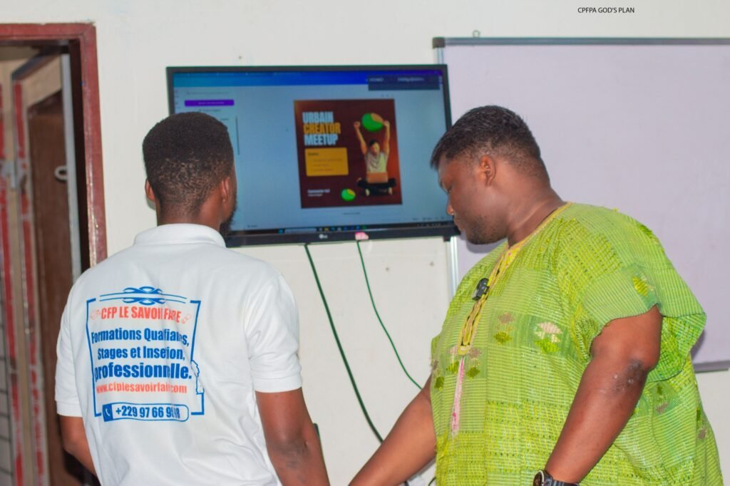 Atelier Canva au CFPA God’s Plan — photo 2