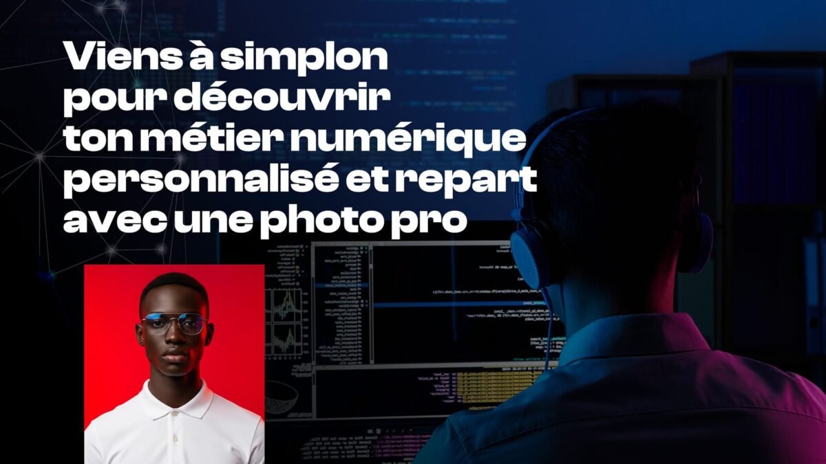 Découvre ton métier numérique personnalisé & repars avec une photo pro