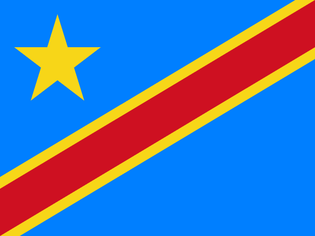 Drapeau de République démocratique du Congo