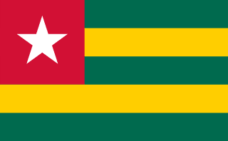 Drapeau Togo
