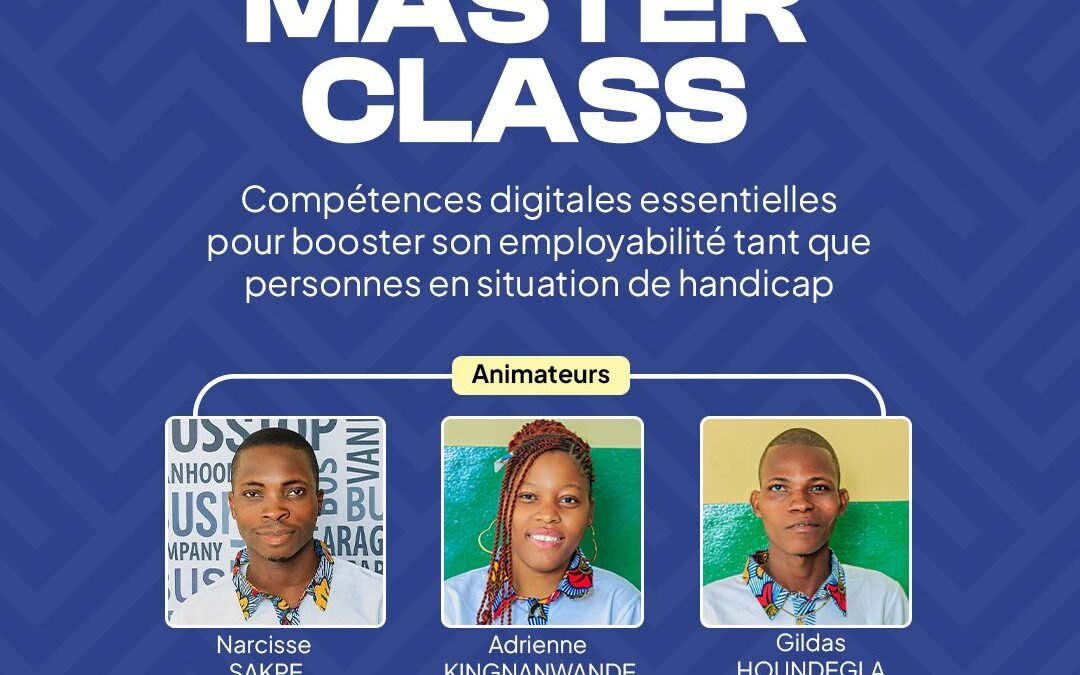 Masterclass – Compétences digitales essentielles pour booster son employabilité en tant que personnes en situation de handicap