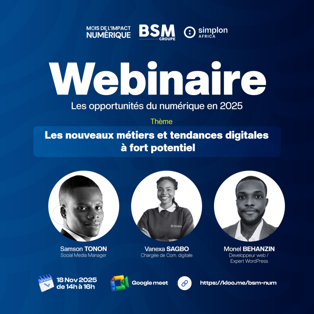 Portraits en noir et blanc des trois intervenants du webinaire.