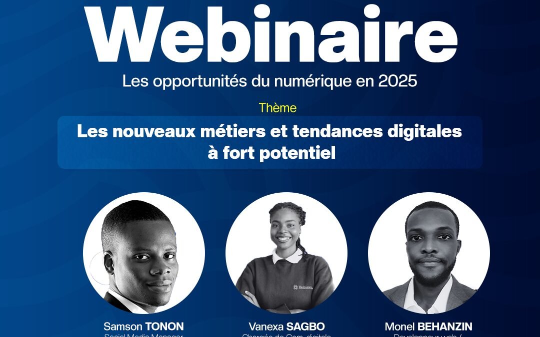 Webinaire – Les nouveaux métiers et tendances digitales à fort potentiel