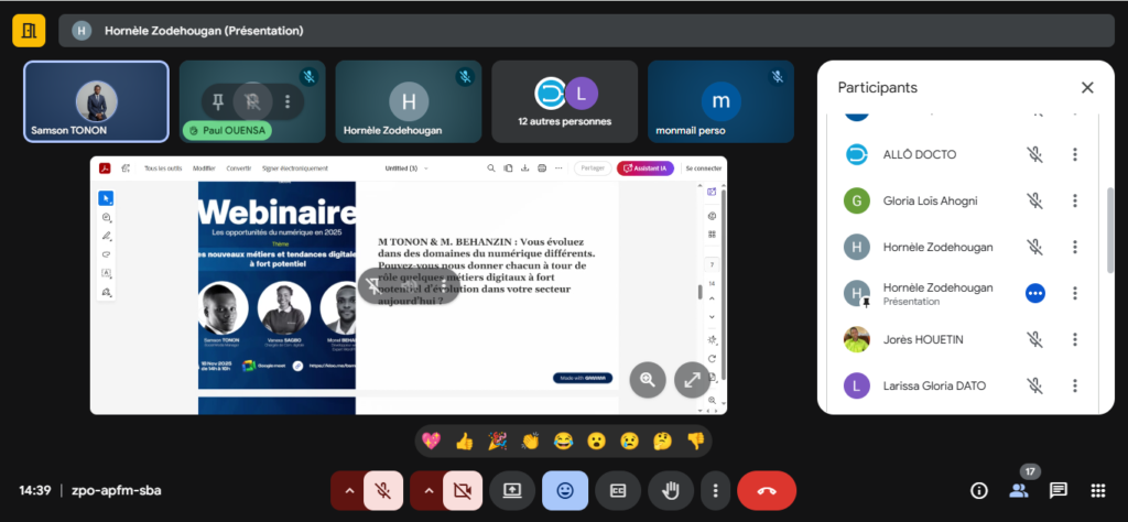 Webinaire BSM Groupe sur les métiers du numérique lors du Mois de l’Impact Numérique 2025