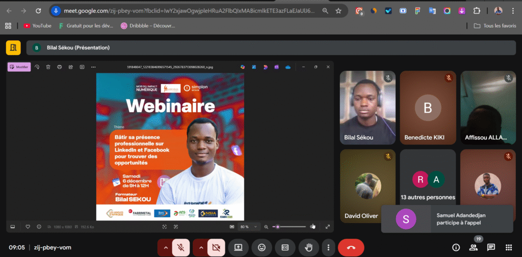 Webinaire personal branding et opportunités professionnelles