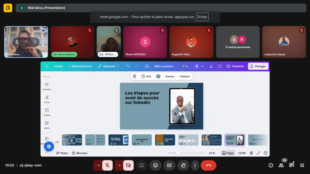 Webinaire personal branding et opportunités professionnelles — photo 5