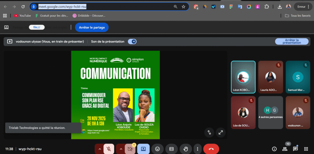 Webinaire sur la communication RSE et le digital