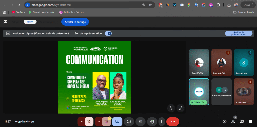 Webinaire sur la communication RSE et le digital — photo 2