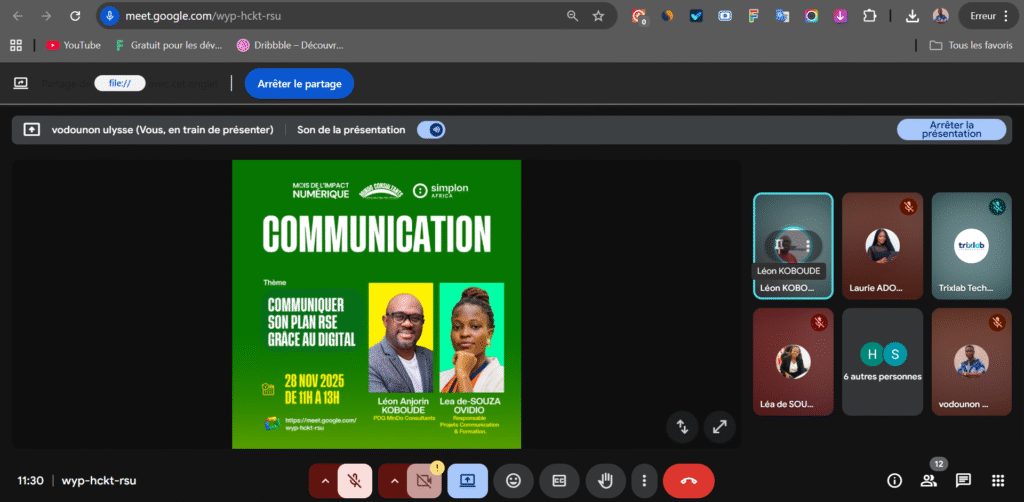 Webinaire sur la communication RSE et le digital — photo 3