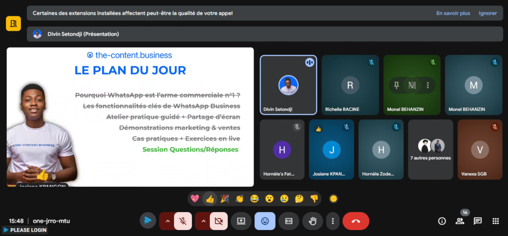 Webinaire WhatsApp Business